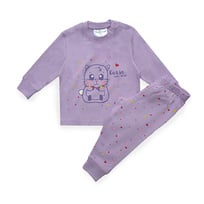 Fun2Wear - Pyjama Hamster Lila/Paars - Lila - Maat 104 - Meisjes maat One size