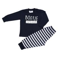 Fun2Wear - Pyjama Boefje - Navy Blauw - Maat 128 - Jongens, Meisjes maat One size