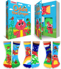 Odd Socks - Oddie the Dragon - United Oddsocks - Mismatched draken sokken - 6 verschillende sokjes - maat 27 - 30