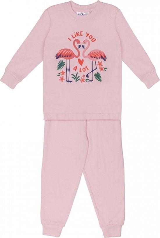 Fun2Wear - Pyjama I LIke You - Roze meisjes jongens - Katoen maat 116