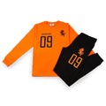 Fun2Wear - Pyjama Elftal - Oranje / zwart - Maat 62 - Jongens maat One size