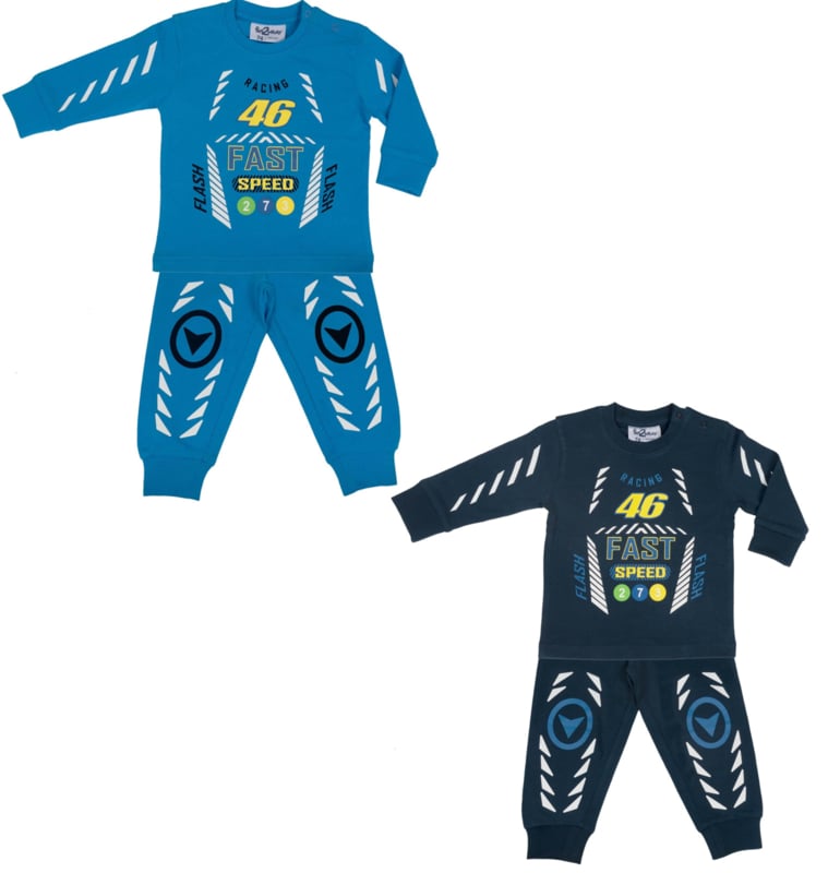 Funderwear - Pyjama - Donker Blauw - Racing - Jongen