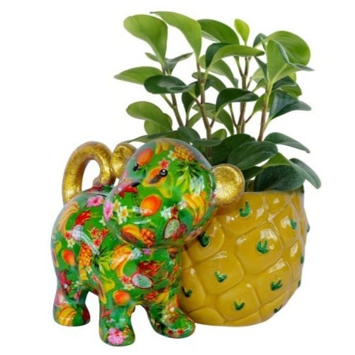 Pomme Pidou - Bloempot/vaas -  Aap Bubbles - Small- 001 - (keramiek)