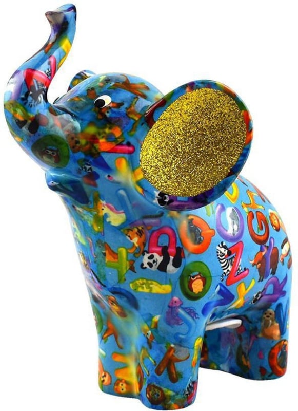 Pomme Pidou Spaarpot Olifant Darcy Standaard 003 (17x9x18cm - Keramiek)