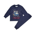 Fun2Wear - Pyjama Truckin - Navy Blauw - Maat 116 - Jongens maat One size