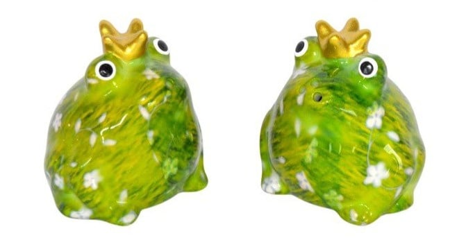 Pomme Pidou -  Peper en zoutstel - Kikker Freddy - Groen