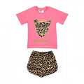 Fun2Wear - Wild Child Shortama Teen - Roze - Katoen maat 152