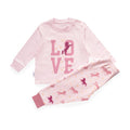 Frogs and Dogs - Pyjama Horse Love Hearts - Roze