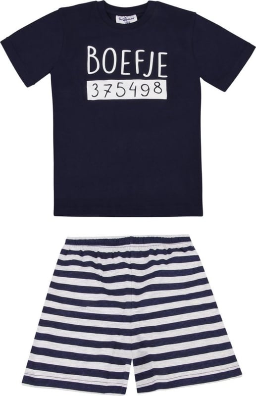 Fun2Wear - Shortama Boefje - Zwart maat 62