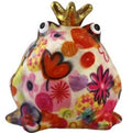 Pomme Pidou - Spaarpot - Kikker Freddy 002- Small - 6 cm x 8 cm x 10 cm - (Keramiek)
