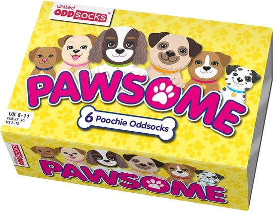 Odd Socks -  6 Dames Sokken Pawsome