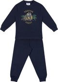 Fun2Wear - Pyjama Tractor Crazy - Navy maat 140
