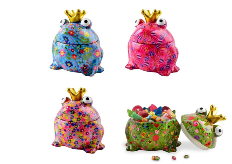 Pomme Pidou voorraad pot - storage jar - Freddy - L - Donker Roze