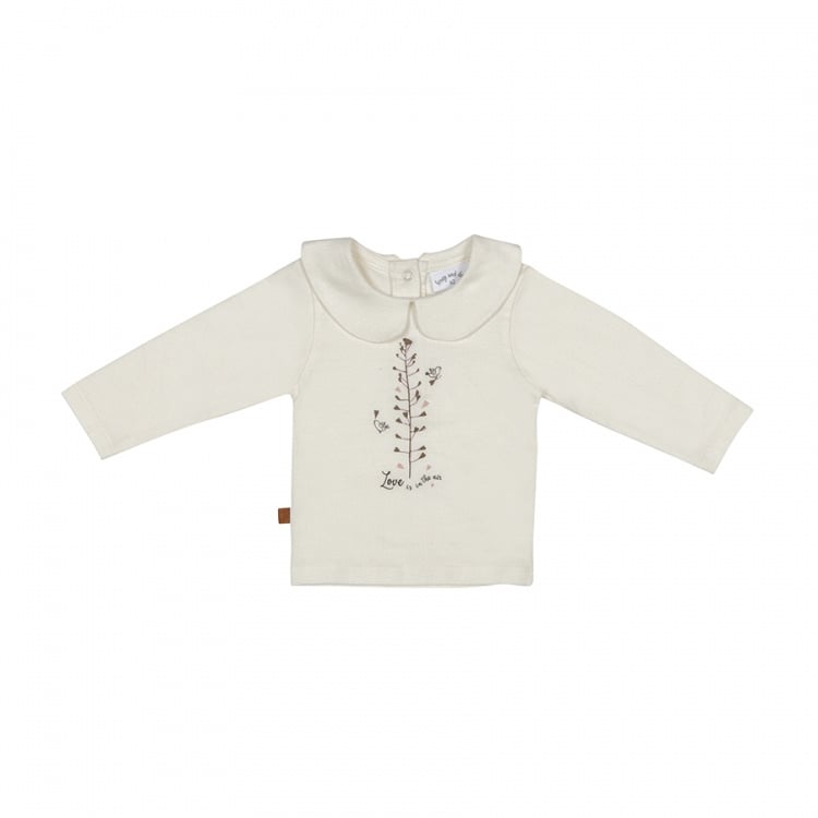 Frogs and Dogs - Winter Flower Shirt Love Hearts is in the Air - Roze