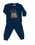 Fun2Wear - Pyjama Truckin Blauw - Maat 128 - Jongens maat One size