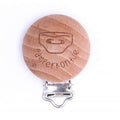 Durable Houten Speenclips 2 stuks  Pamperkontje