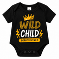 Zumpies romper Wild Child - Born to be Wild - zwart